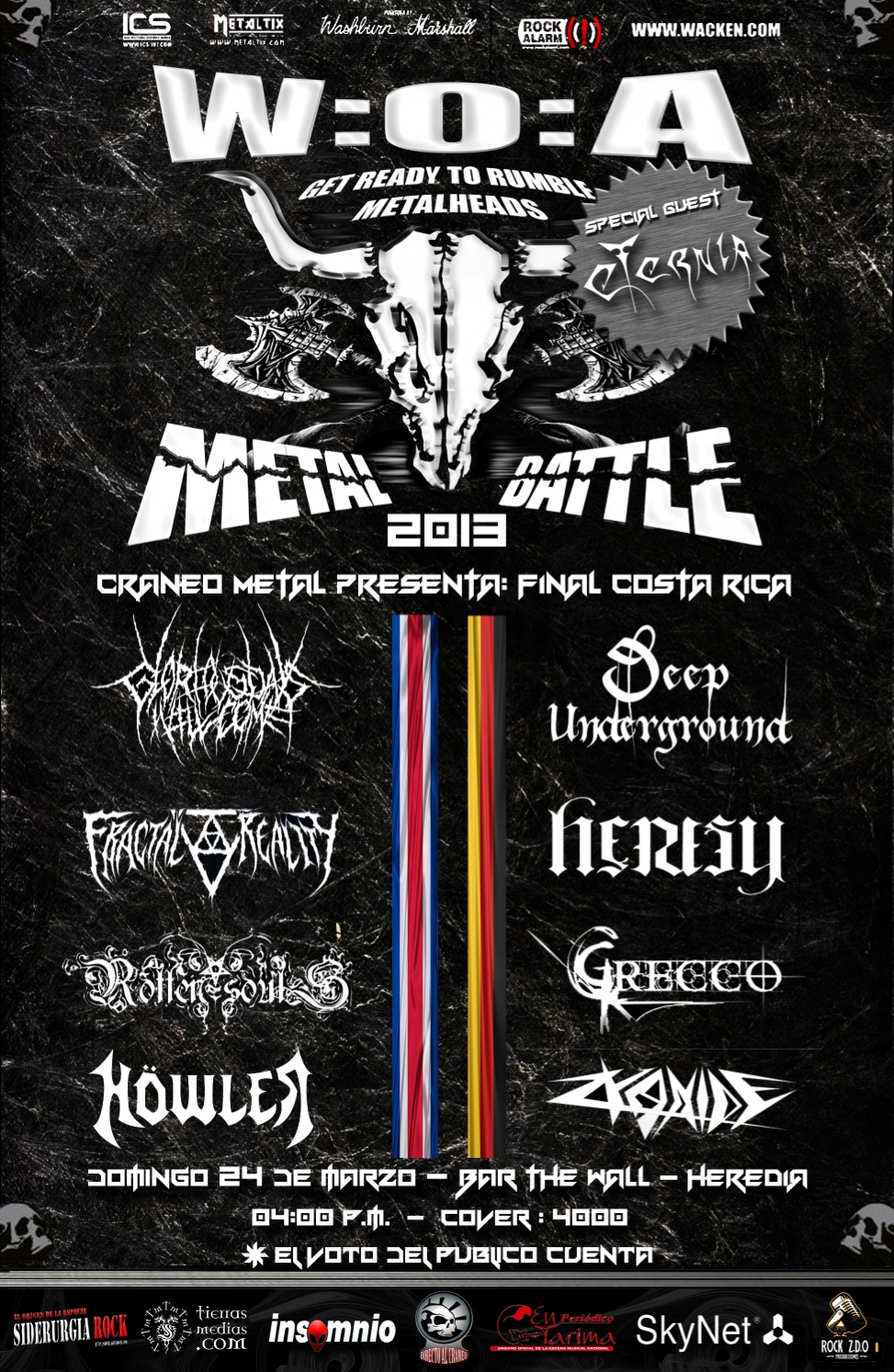 Afiche WOA Bar The Wall - 4 pm