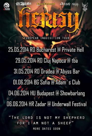 Heresy Tour 2014