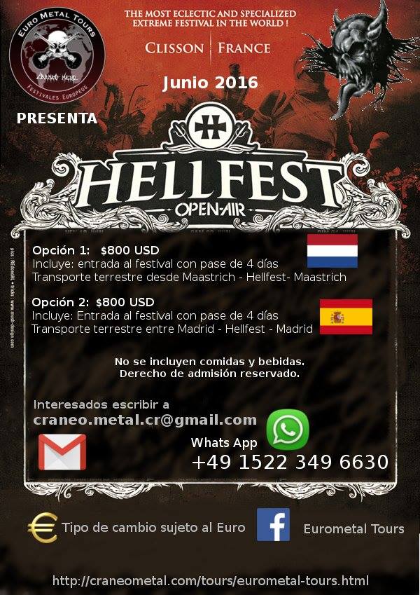 hellfest tour2016