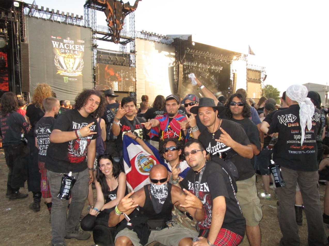 Ticos en el Wacken