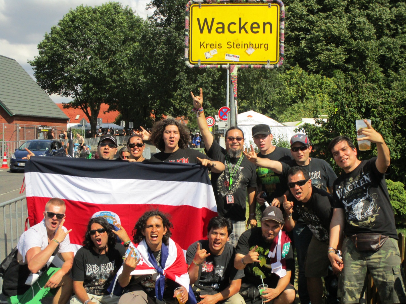 Ticos en el Wacken