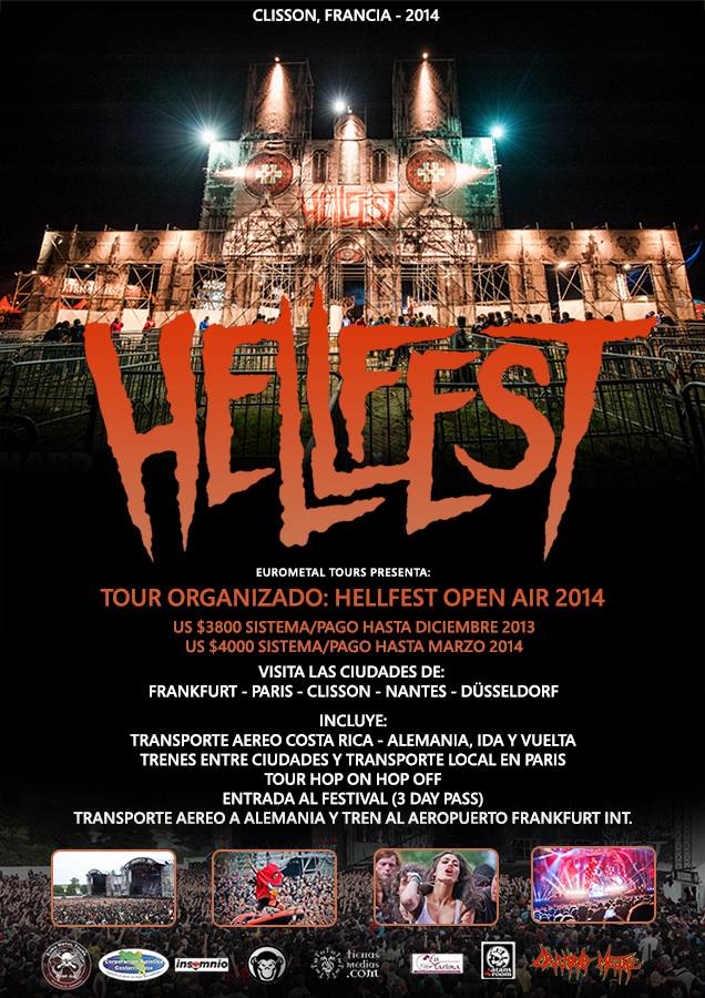 tour Hellfest 2014
